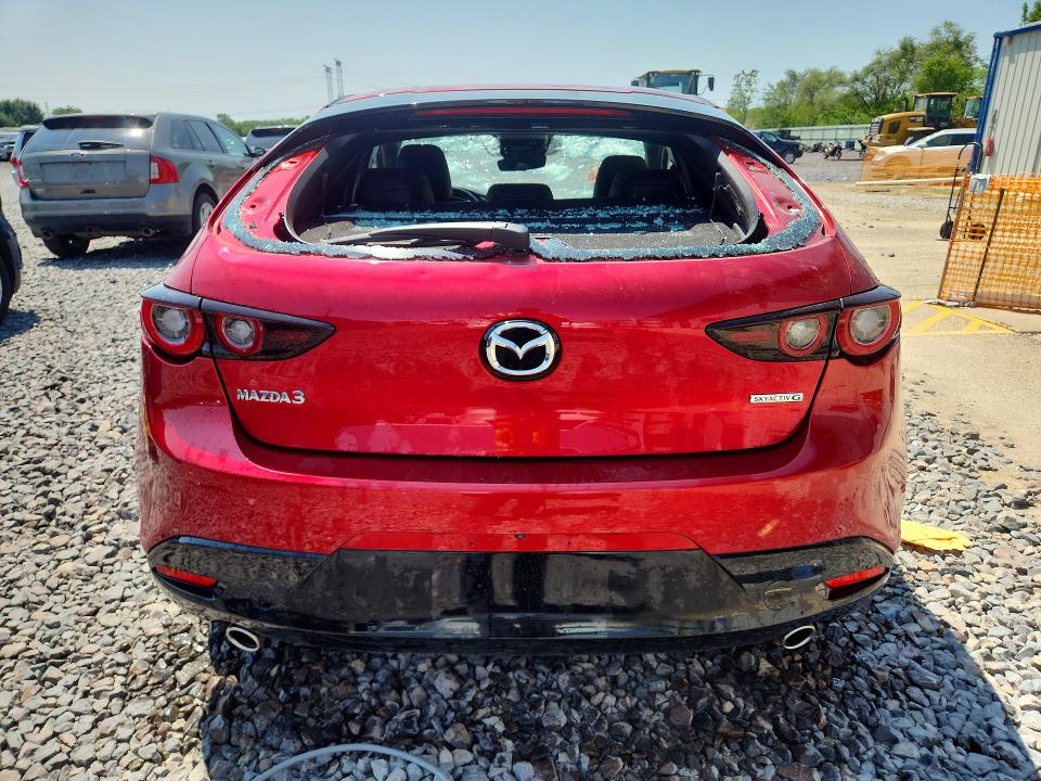 2025 Mazda 3 VIN JM1BPALM8S1752017 COPART salvage auction — HAIL, IL - SALVAGE CERTIFICATE, sold $6,250 on 2026-09-17 (photo 6)