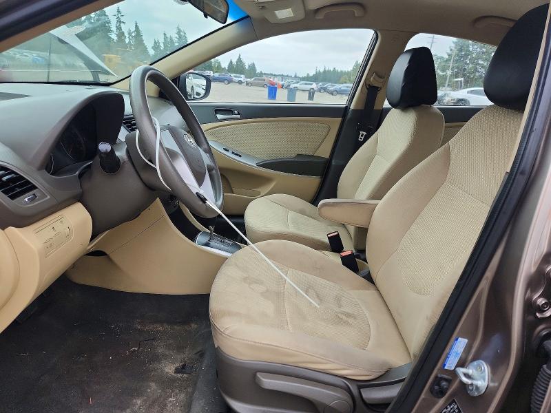 2014 Hyundai Accent VIN KMHCT4AE5EU708195 COPART salvage auction — REAR END, Wa - Bill Of Sale, sold $525 on 2026-07-07 (photo 7)