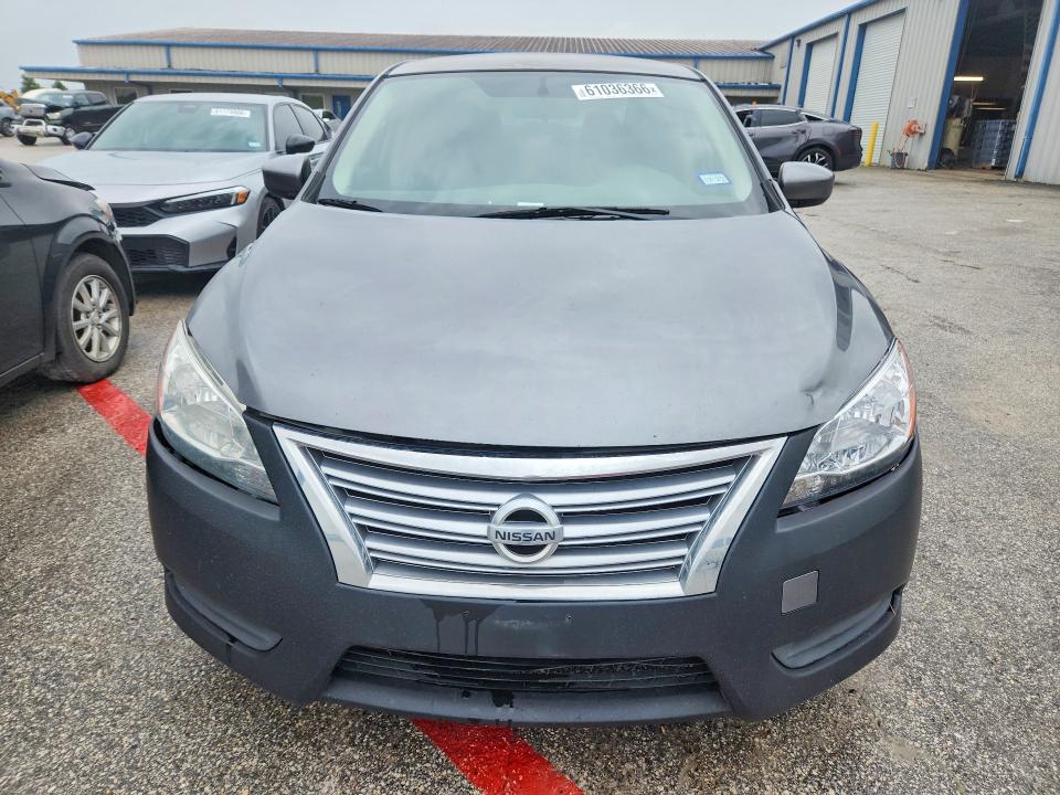 2015 Nissan Sentra VIN 3N1AB7AP7FY376764 COPART salvage auction — FRONT END, Tx - Certificate Of Title, sold $700 on 2026-07-31 (photo 5)