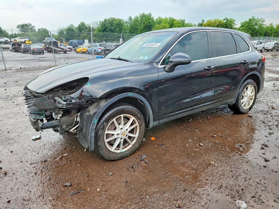 2016 Porsche Cayenne VIN WP1AA2A20GLA09477 COPART salvage auction — FRONT END, Pa - Certificate Of Salvage, sold $5,800 on 2026-08-05 (photo 1)