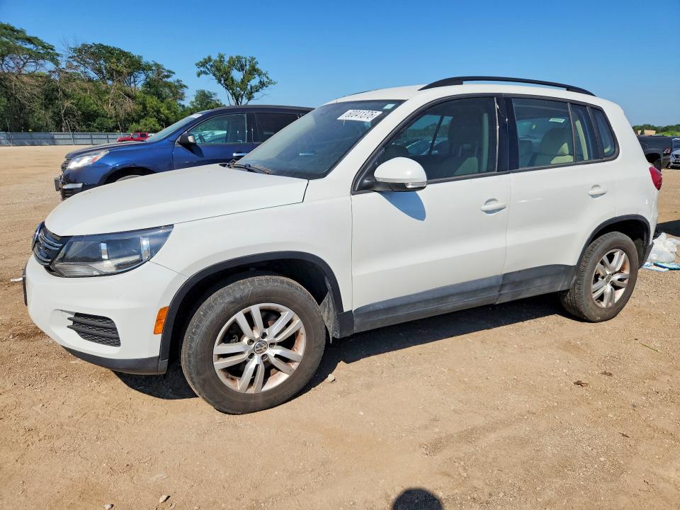 2017 Volkswagen Tiguan VIN WVGBV7AXXHW510908 COPART salvage auction — MINOR DENT/SCRATCHES, Ia - Cert Of Title-Prior Salvage, sold $1,600 on 2026-08-07 (photo 1)