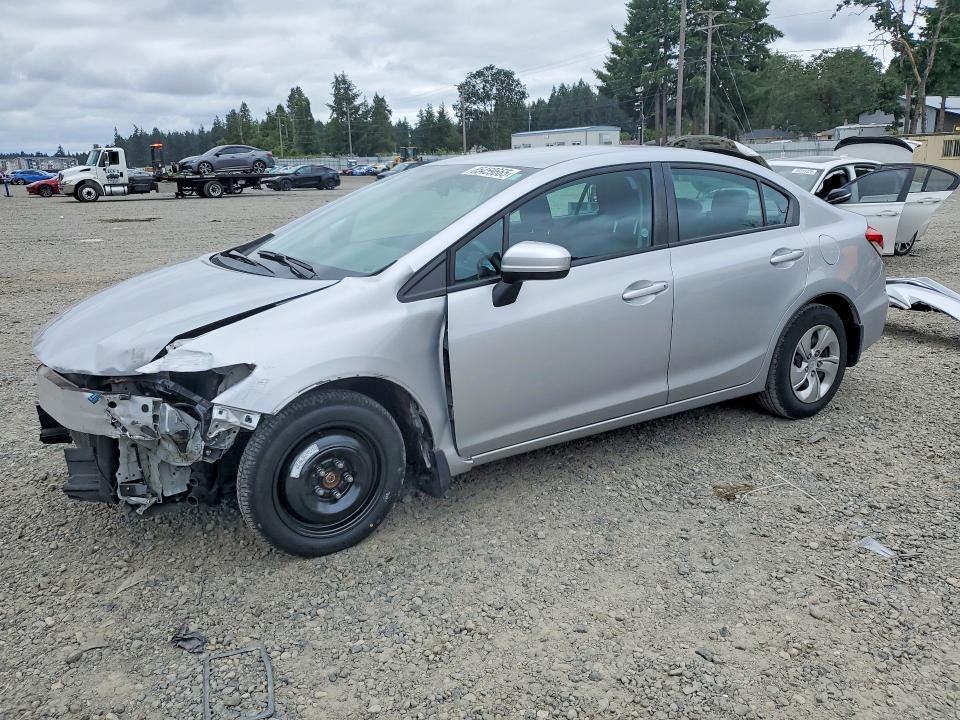 2014 Honda Civic VIN 19XFB2F51EE260683 COPART salvage auction — FRONT END, Wa - Bill Of Sale, sold $1,300 on 2026-07-10 (photo 1)