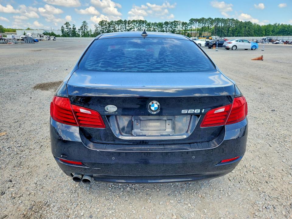 2015 BMW 5er VIN WBA5A5C59FD519103 COPART salvage auction — MECHANICAL, Sc - Dealer Only Clean Title, sold $225 on 2026-08-10 (photo 6)