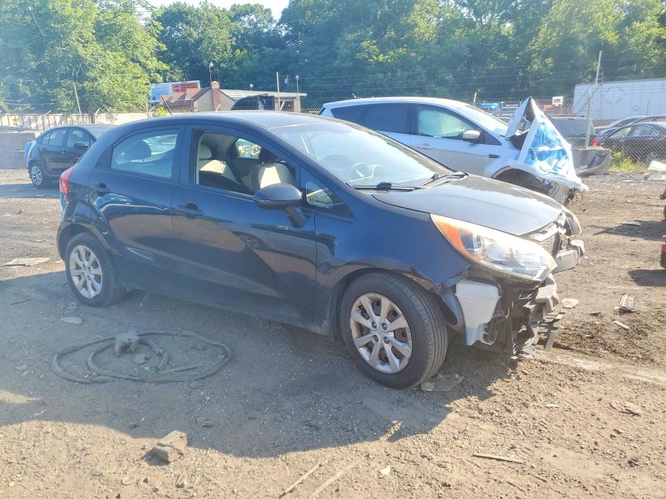 2013 Kia Rio VIN KNADM5A31D6288686 COPART salvage auction — FRONT END, Md - Cert Of Salvage > 75% Damage, sold $125 on 2026-07-30 (photo 4)