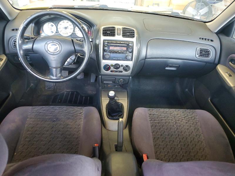 2002 Mazda Protege VIN JM1BJ245521590524 COPART salvage auction — FRONT END, Nc - Salvage Certificate Of Title, sold $150 on 2026-07-29 (photo 8)