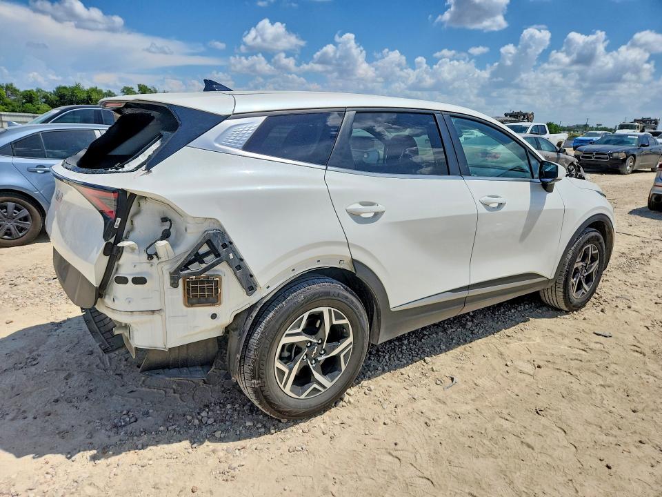 2023 Kia Sportage VIN KNDPU3AF4P7162559 COPART salvage auction — REAR END, TX - CERTIFICATE OF TITLE, sold $7,200 on 2026-07-15 (photo 3)