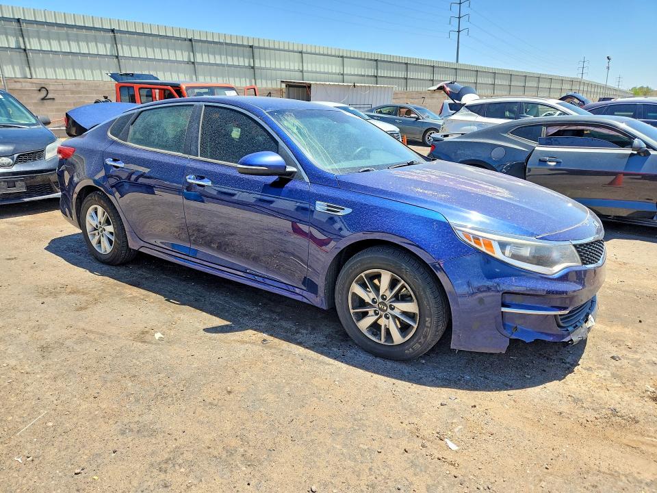 2017 Kia Optima VIN 5XXGT4L3XHG138125 COPART salvage auction — VANDALISM, Salvage Title, sold $975 on 2026-07-23 (photo 4)