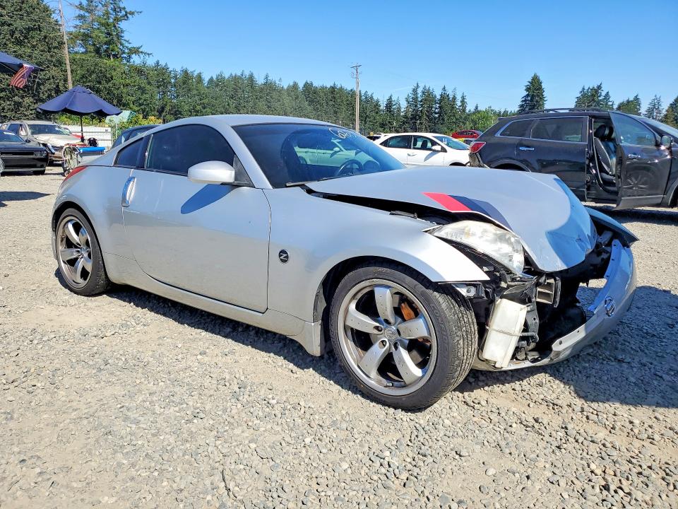 2008 Nissan 350z VIN JN1BZ34E48M751289 COPART salvage auction — FRONT END, WA - BILL OF SALE, sold $3,700 on 2026-07-31 (photo 4)
