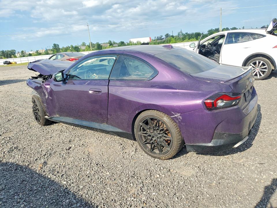 2023 BMW M2 VIN 3MW53CM04P8D43500 COPART salvage auction — FRONT END, On - Permit Salvage, sold $9,800 on 2026-07-16 (photo 2)