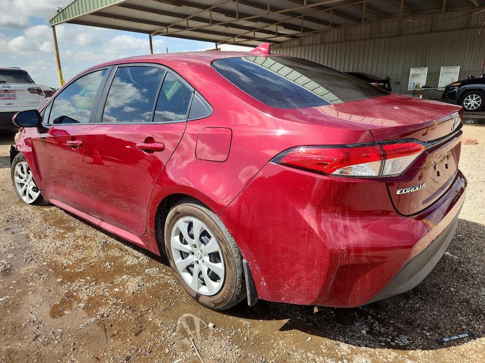 2023 Toyota Corolla VIN 5YFB4MDEXPP031007 COPART salvage auction — FRONT END, TX - CERTIFICATE OF TITLE, sold $11,200 on 2026-08-25 (photo 2)