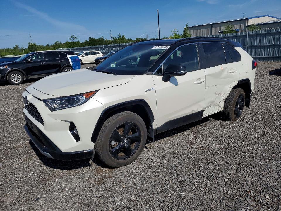 2019 Toyota Rav4 hybrid VIN 2T3RWRFV4KW034258 — COPART salvage auction photo