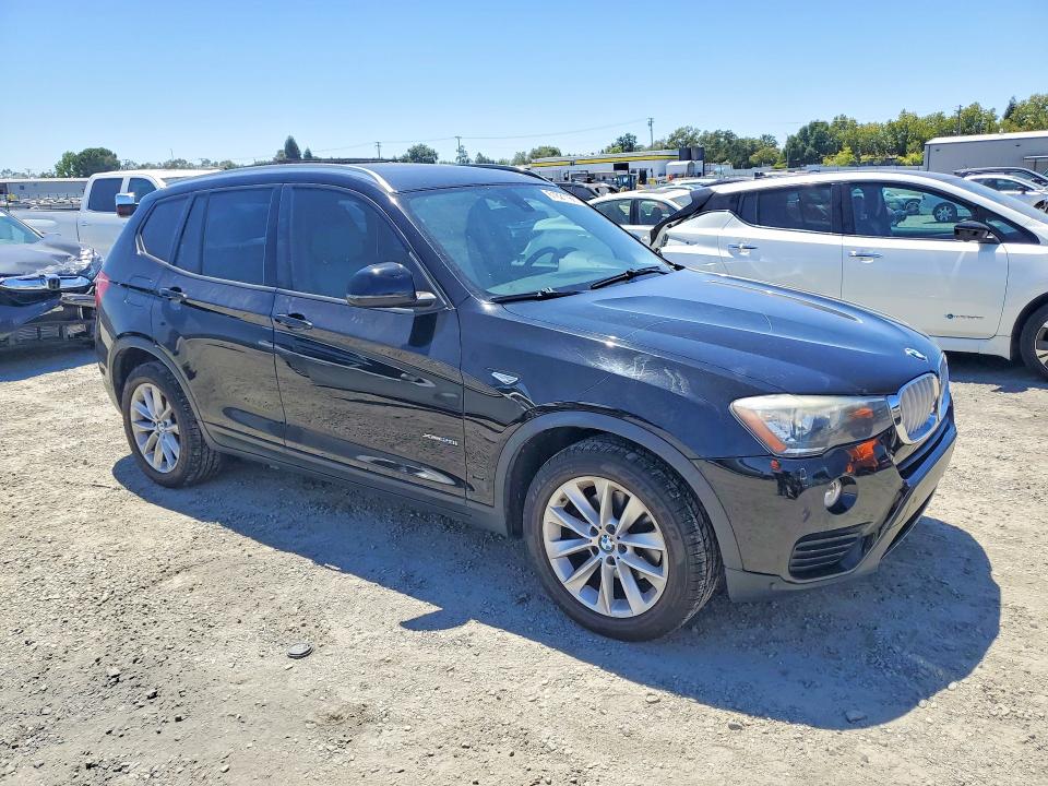 2016 BMW X3 VIN 5UXWX9C52G0D63395 COPART salvage auction — VANDALISM, Ca - Salvage Certificate, sold $1,300 on 2026-07-28 (photo 4)