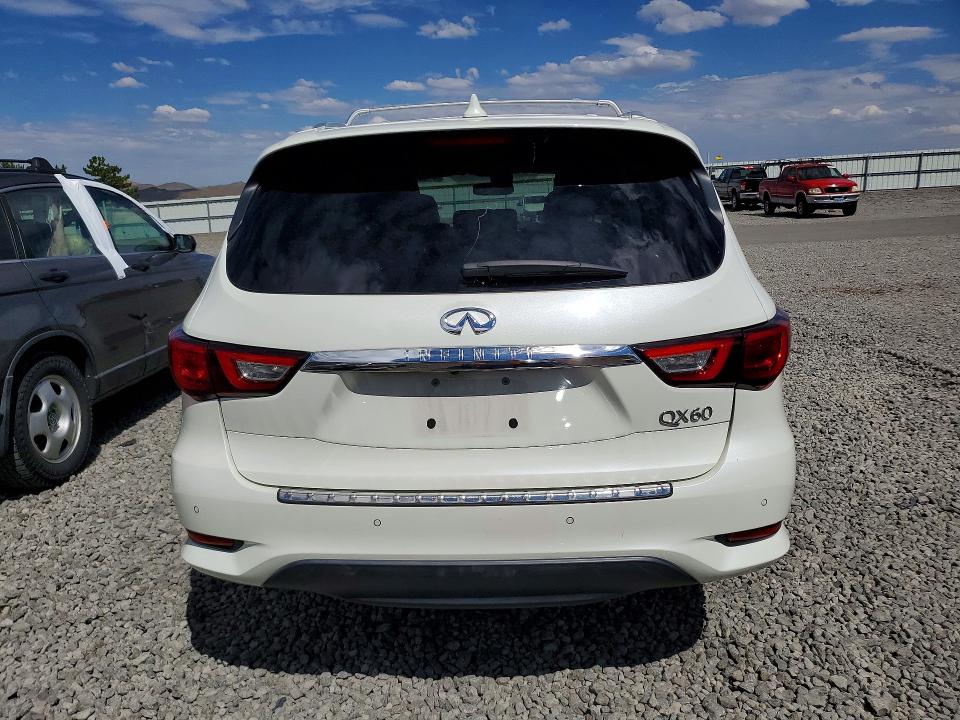2017 Infiniti Qx60 VIN 5N1DL0MM6HC559418 COPART salvage auction — FRONT END, Nv - Salvage Title, sold $150 on 2026-07-30 (photo 6)