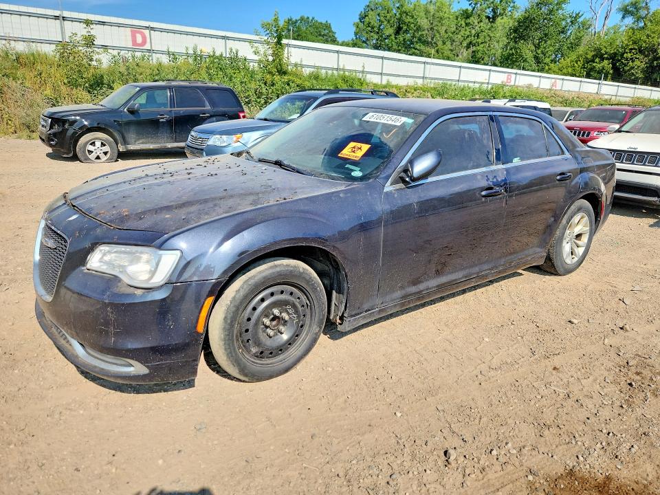 2015 Chrysler 300 VIN 2C3CCAAG8FH830448 COPART salvage auction — FRONT END, Mi - Dealer Only Clean Title, sold $800 on 2026-07-22 (photo 1)