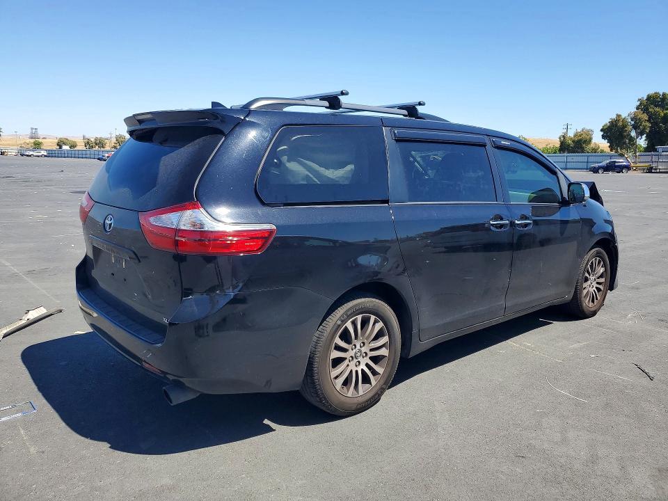 2019 Toyota Sienna VIN 5TDYZ3DC8KS012203 COPART salvage auction — FRONT END, Ca - Dis/Dlr/Exp Clean W/Salv Hist, sold $4,600 on 2026-07-27 (photo 3)