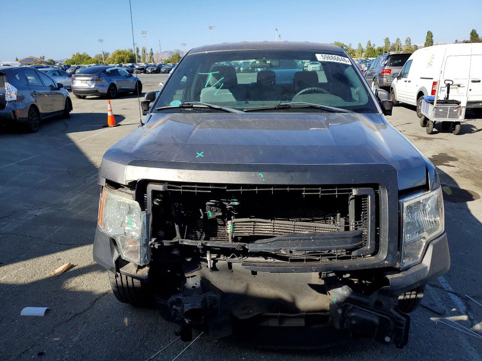 2013 Ford F-150 VIN 1FTMF1CM7DFD70370 COPART salvage auction — FRONT END, Ca - Salvage Certificate, sold $3,100 on 2026-07-24 (photo 5)