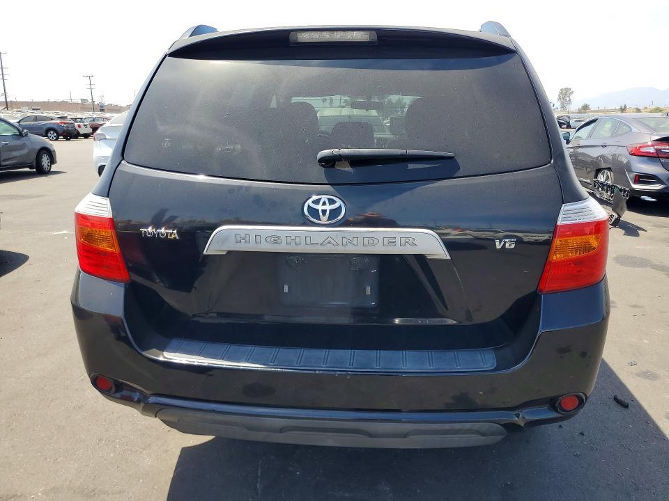 2008 Toyota Highlander VIN JTEDS41A582010187 COPART salvage auction — FRONT END, Ca - Dis/Dlr/Exp Only Clean Title, sold $625 on 2026-07-29 (photo 6)