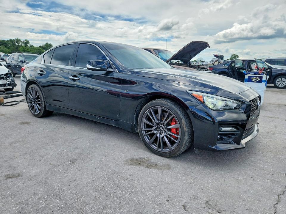 2014 Infiniti Q50 VIN JN1BV7ARXEM682260 COPART salvage auction — SIDE, Nc - Salvage Certificate Of Title, sold $2,950 on 2026-07-27 (photo 4)