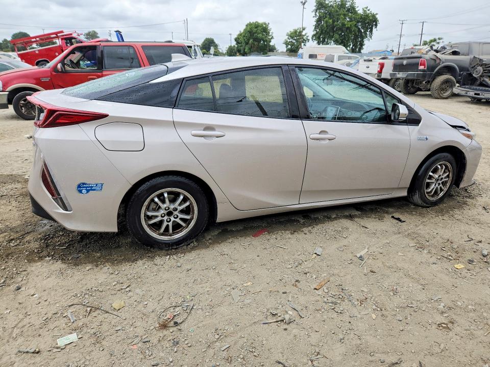 2021 Toyota Prius prime VIN JTDKAMFPXM3166662 COPART salvage auction — FRONT END, CA - SALVAGE CERTIFICATE, sold $4,250 on 2026-07-23 (photo 3)