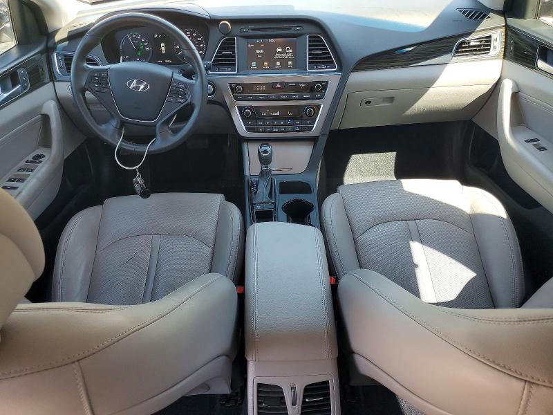 2017 Hyundai Sonata hybrid VIN KMHE34L31HA077214 COPART salvage auction — REAR END, NV - SALVAGE TITLE, sold $3,650 on 2026-07-22 (photo 8)