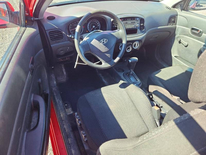 2007 Hyundai Accent VIN KMHCN35C37U005792 COPART salvage auction — FRONT END, ON - PERMIT NO BRAND - UNFIT, sold $275 on 2026-07-28 (photo 8)