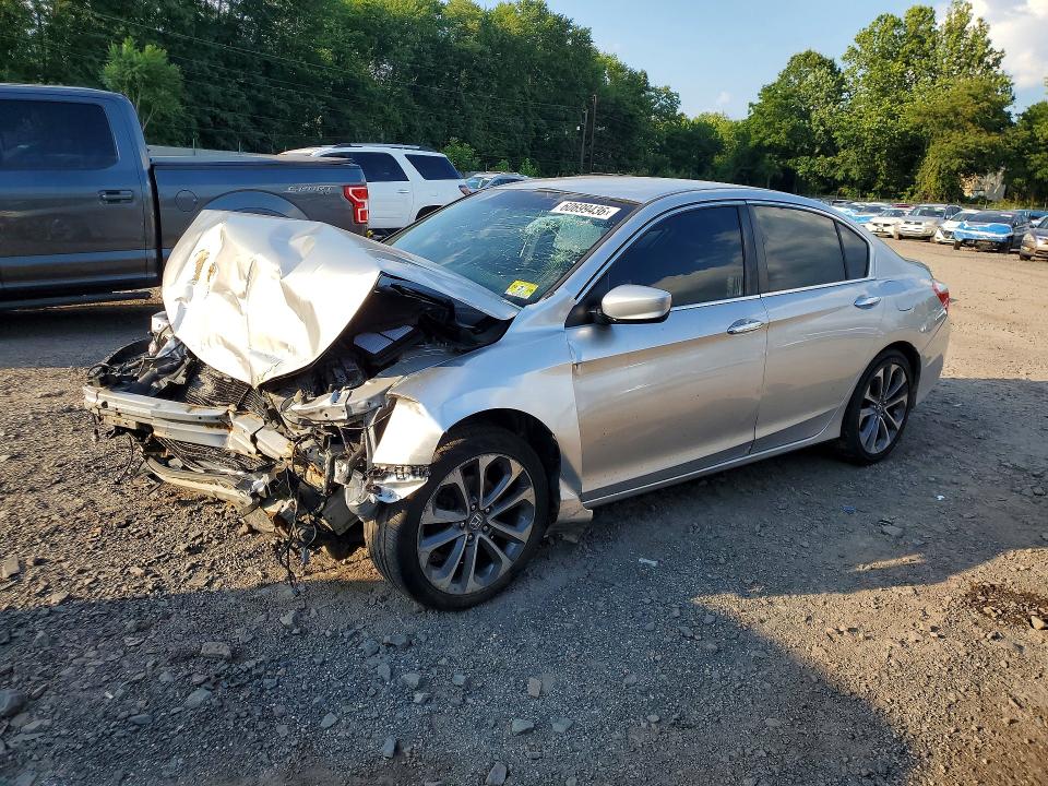 2014 Honda Accord VIN 1HGCR2F56EA063110 COPART salvage auction — FRONT END, Salvage Title, sold $275 on 2026-07-20 (photo 1)