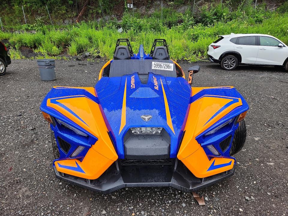2021 Polaris Slingshot VIN 57XAARHB3M8142479 COPART salvage auction — FRONT END, Ny - Mv-907A Salvage Certificate, sold $4,050 on 2026-07-30 (photo 2)
