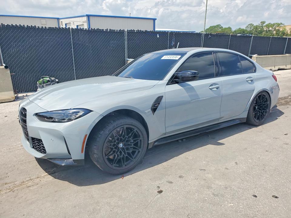 2024 BMW M3 VIN WBS53AY00RFS39123 — COPART salvage auction photo