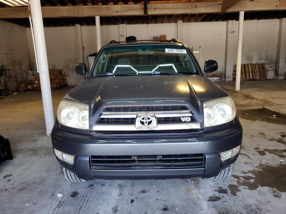 2005 Toyota 4runner VIN JTEBT14R958022498 COPART salvage auction — MINOR DENT/SCRATCHES, Oh - Certificate Of Title, sold $4,300 on 2026-07-17 (photo 5)