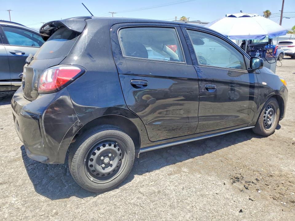 2024 Mitsubishi Mirage VIN ML32AUHJ4RH008324 COPART salvage auction — SIDE, Fl - Cert Of Title Slvg Rebuildable (P), sold $2,650 on 2026-07-20 (photo 3)