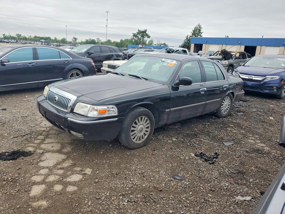 2008 Mercury Grand marquis VIN 2MEFM75V38X619263 COPART salvage auction — REAR END, MI - CERTIFICATE OF TITLE, sold $1,050 on 2026-07-10 (photo 1)