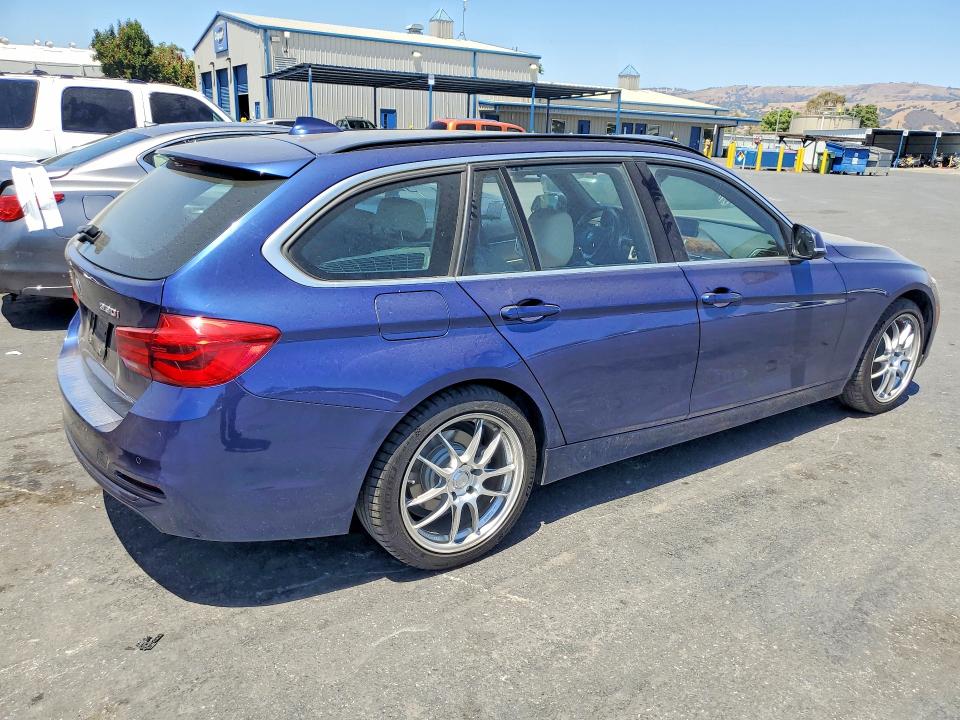 2017 BMW 3er VIN WBA8K3C50HK678878 COPART salvage auction — FRONT END, Ca - Salvage Certificate, sold $3,850 on 2026-07-30 (photo 3)