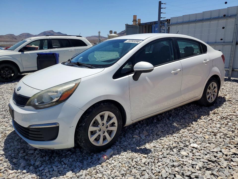 2016 Kia Rio VIN KNADM4A33G6654680 COPART salvage auction — MECHANICAL, Ca - Certificate Of Title, sold $275 on 2026-07-08 (photo 1)