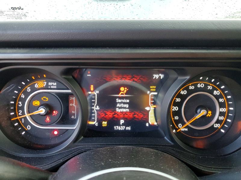 2024 Jeep Wrangler / VIN 1C4PJXFG7RW305322 COPART salvage auction — REAR END, Fl - Cert Of Title Slvg Rebuildable, sold $21,400 on 2026-08-31 (photo 9)