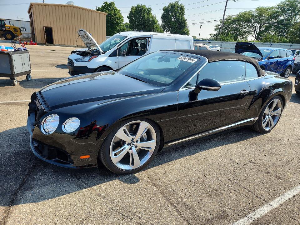 2013 Bentley Continental VIN SCBGR3ZA6DC079120 COPART salvage auction — FRONT END, St - Salvage Title, sold $20,600 on 2026-09-10 (photo 1)