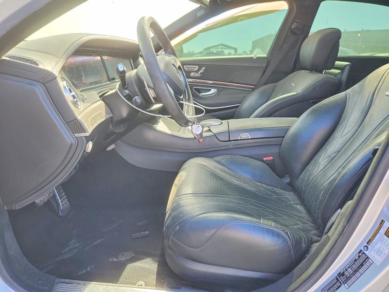 2015 Mercedes-benz S-klasse VIN WDDUG7JB0FA119214 COPART salvage auction — FRONT END, Ca - Salvage Certificate (P), sold $11,800 on 2026-07-14 (photo 7)