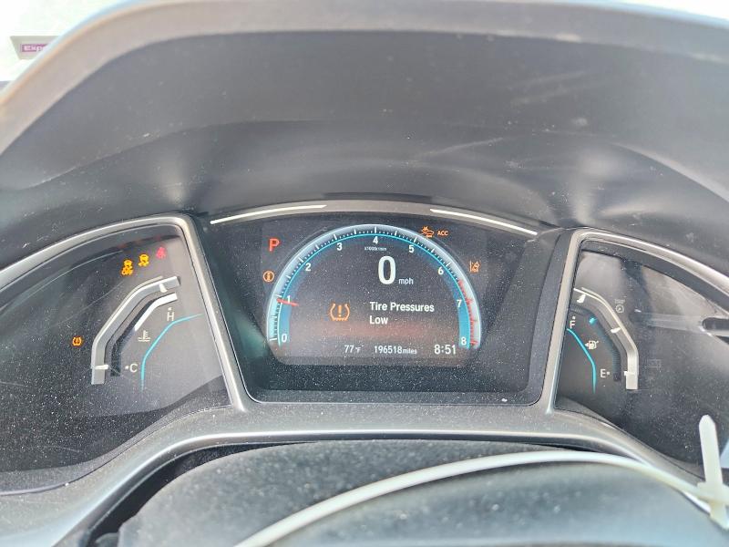 2019 Honda Civic VIN JHMFC1F7XKX011544 COPART salvage auction — HAIL, CO - CERTIFICATE OF TITLE (P), sold $275 on 2026-07-21 (photo 9)