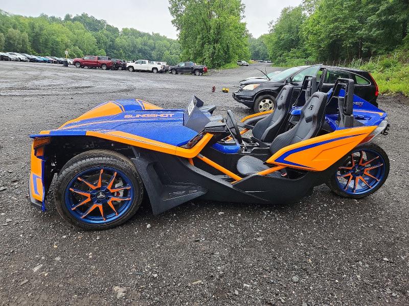 2021 Polaris Slingshot VIN 57XAARHB3M8142479 COPART salvage auction — FRONT END, Ny - Mv-907A Salvage Certificate, sold $4,050 on 2026-07-30 (photo 3)