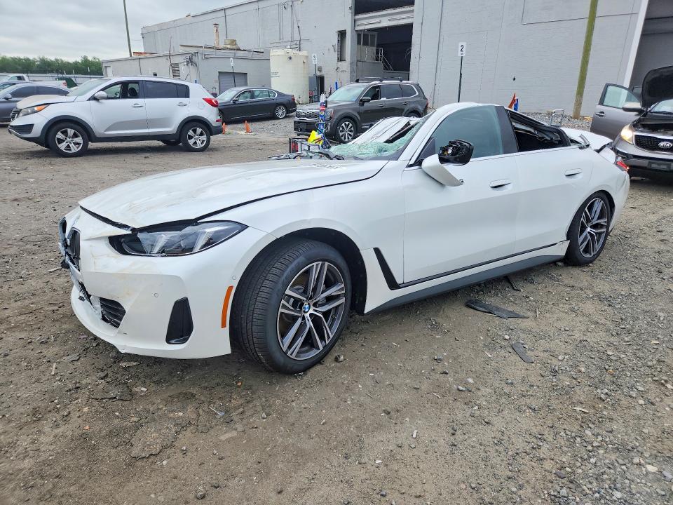2026 BMW 4 series VIN WBA33FB07TFW84533 COPART salvage auction — ALL OVER, VA - CERT OF TITLE - SALVAGE, sold $3,250 on 2026-08-10 (photo 1)