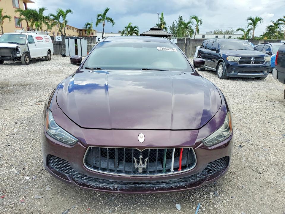 2016 Maserati Ghibli VIN ZAM57XSA0G1173811 COPART salvage auction — MINOR DENT/SCRATCHES, FL - CERT OF TITLE-REBUILT, sold $2,250 on 2026-07-31 (photo 5)