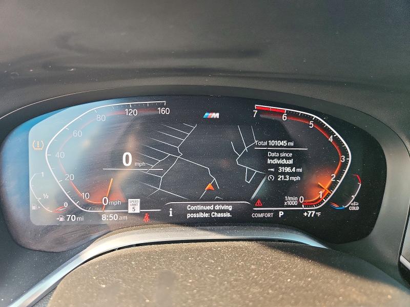 2020 BMW VIN WBA7U2C04LCD68601 COPART salvage auction — UNDERCARRIAGE, Oh - Cert Of Title-Salvage, sold $12,600 on 2026-08-06 (photo 9)