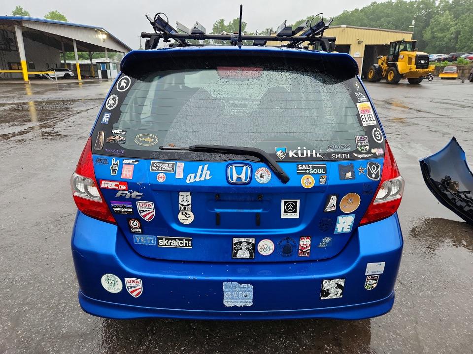 2008 Honda Fit VIN JHMGD37678S004799 COPART salvage auction — FRONT END, Ny - Mv-907A Salvage Certificate, sold $450 on 2026-07-09 (photo 6)