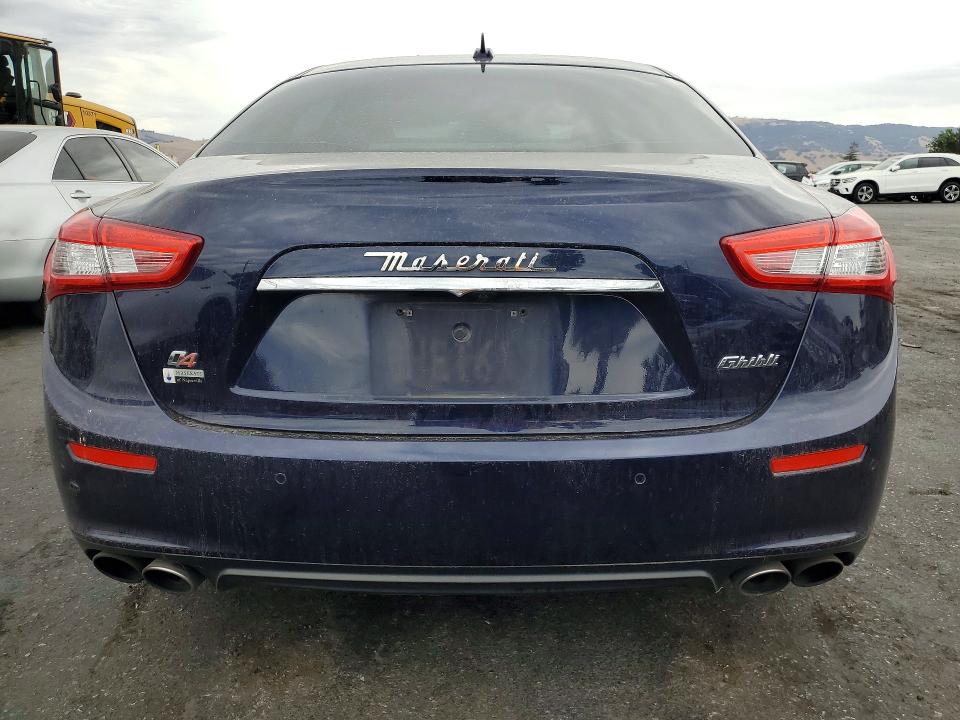 2015 Maserati Ghibli VIN ZAM57RTA3F1133215 COPART salvage auction — FRONT END, Ca - Salvage Certificate, sold $1,750 on 2026-08-04 (photo 6)