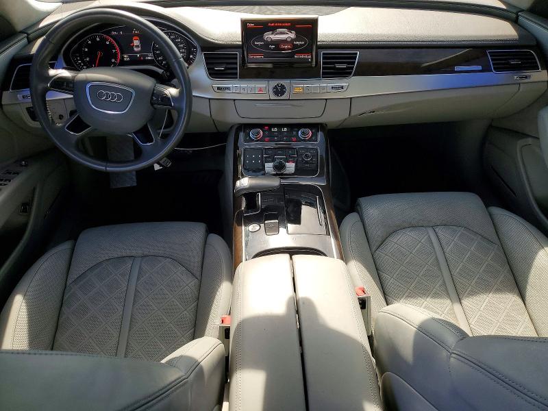 2015 Audi A8 quattro VIN WAUJ2AFD5FN034085 COPART salvage auction — FRONT END, FL - CERTIFICATE OF TITLE, sold $5,800 on 2026-07-30 (photo 8)