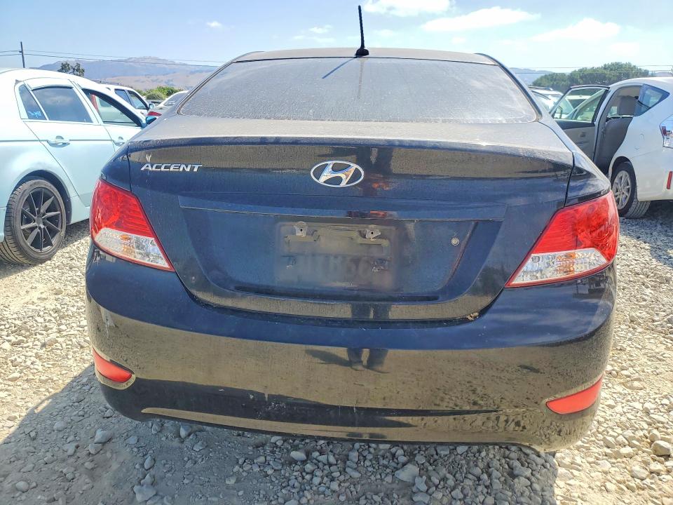 2013 Hyundai VIN KMHCU4AE1DU581263 COPART salvage auction — VANDALISM, Ca - Salvage Certificate, sold $650 on 2026-07-14 (photo 6)