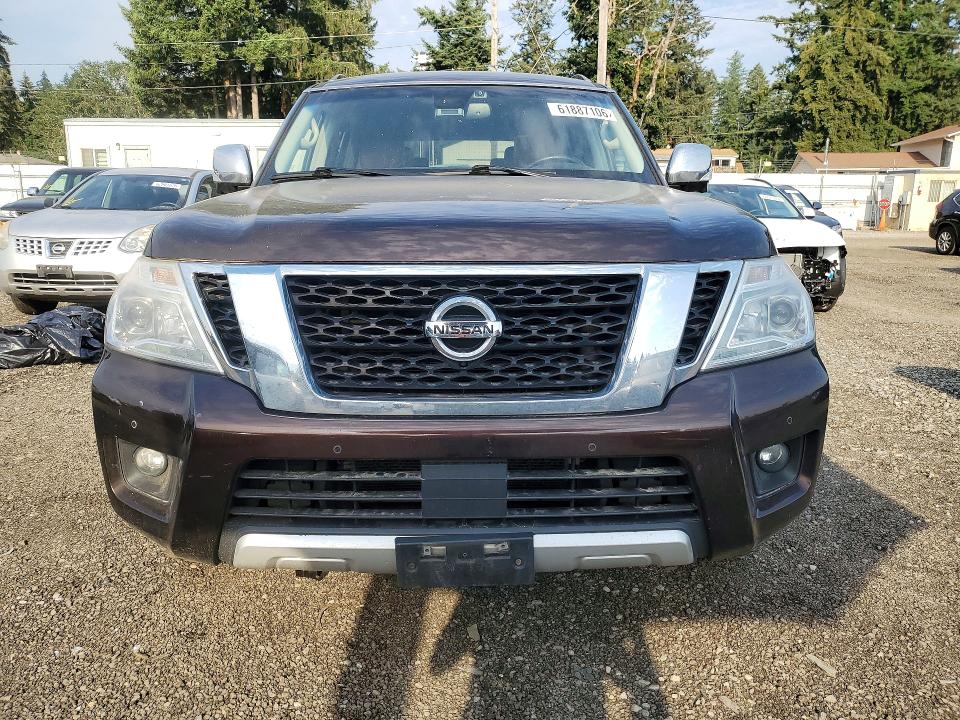 2017 Nissan Armada VIN JN8AY2NE4H9704730 COPART salvage auction — MECHANICAL, WA - VEHICLE CERT OF OWNERSHIP-TITL (P), sold $125 on 2026-07-28 (photo 5)