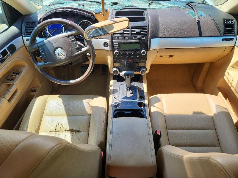 2008 Volkswagen Touareg VIN WVGBE77L18D035570 COPART salvage auction — FRONT END, Ma - Cert Of Title-Reconstrctd Coll, sold $125 on 2026-07-29 (photo 8)