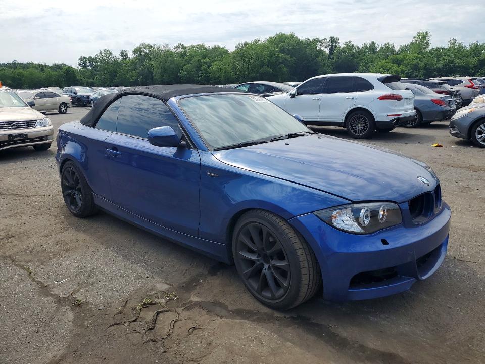 2012 BMW 1 series VIN WBAUN1C58CVH84113 COPART salvage auction — FRONT END, Ct - Cert Of Title-Salvage, sold $500 on 2026-07-24 (photo 4)