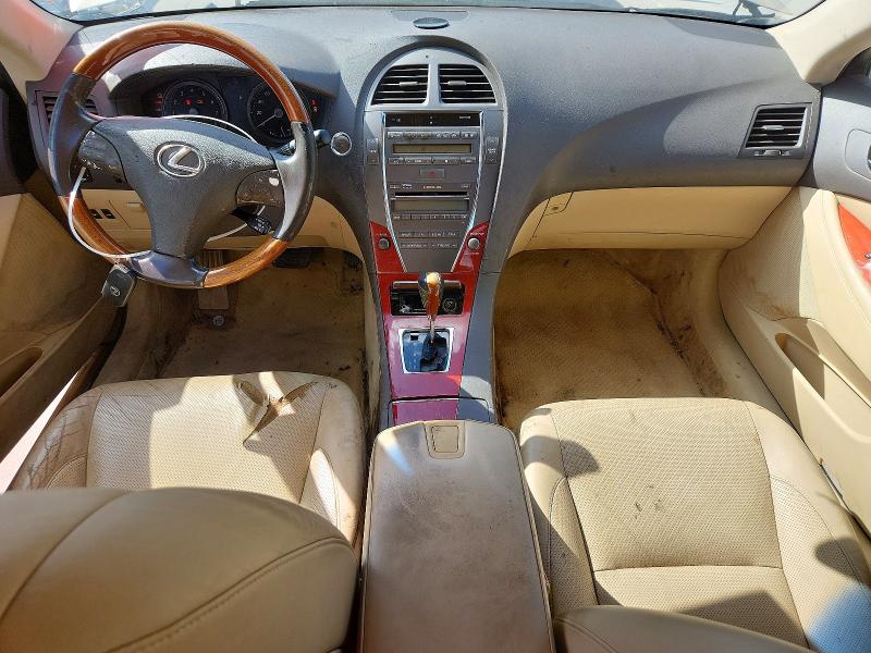 2007 Lexus ES VIN JTHBJ46G572129155 COPART salvage auction — FRONT END, MT - CERT OF TITLE-REBUILT SALVAGE, sold $175 on 2026-07-23 (photo 8)