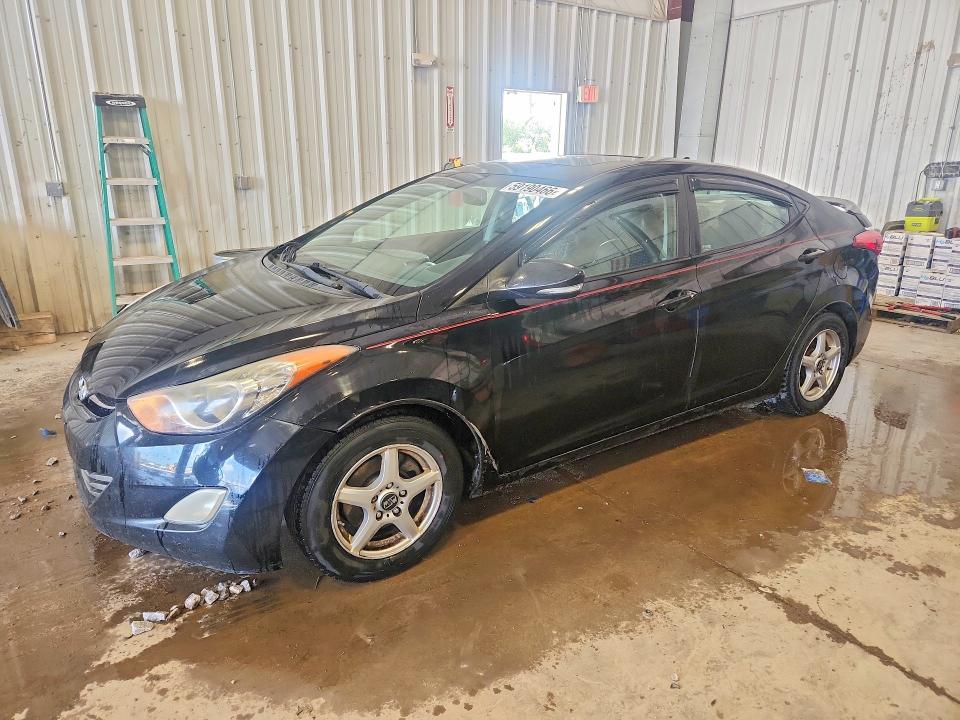 2012 Hyundai Elantra VIN KMHDH4AE7CU191128 COPART salvage auction — REAR END, Wi - Junked Vehicle Bill Of Sale, sold $250 on 2026-07-13 (photo 1)